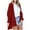 Red, variant on Buigttklop Womens Crochet Cardigan Sweater Kimonos Boho Solid Color Oversized Fall Open Front Outwear
