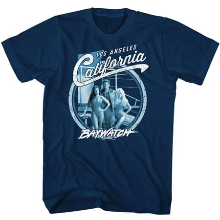 Buy Cool Shirts - BAYWATCH-CALIBAY-NAVY ADULT S/S TSHIRT-3XL - Walmart.com