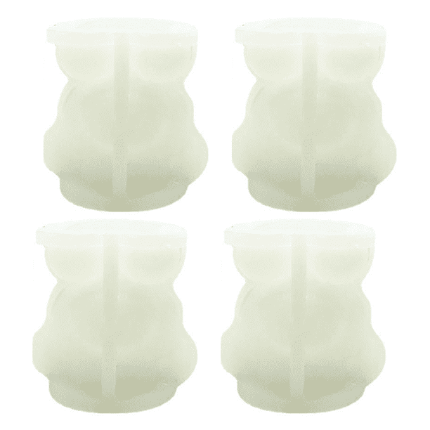 Moldes para hielo de oso, molde para bandejas de cubitos de hielo para hacer un encantador cóctel de jugo de café con hielo en 3D. Moldes de silicona de oso para decoración de tartas infantiles de