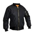 thumbnail image 2 of Rothco Black Womens MA-1 Flight Jacket - 7313 - XS, 2 of 2