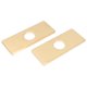 thumbnail image 5 of GOOHOCHY 2 piezas de cubierta de grifo de grifo placa de acero inoxidable placa de cocina cubierta de boquilla accesorio de baño, 5 of 7