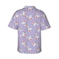 thumbnail image 3 of Daiia Swan With Stars Hawaiian Shirt for Men Gentle Cotton Regular Short Sleeve Casual-3X-Large, 3 of 9
