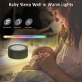 thumbnail image 2 of Letsfit White Noise Machine with 20 Natural Soothing Sounds and Memory Function 32 Levels of Volume Powered, Portable Sleep Sound Timer for Baby, Adults-Black, 2 of 3
