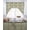 Yellow, Green, variant on Vintage Flowers Swag Kitchen Curtains Sets for Windows 24 Inch Length, Spring Yellow Floral Country Leaves Blue Birds Short Window Curtain Swags Valances and Tiers 3 Piece Set for Cafe/Dining Room