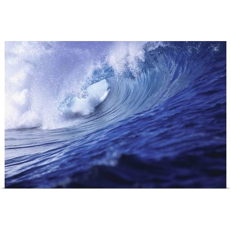 Great BIG Canvas | Rolled Ric Ergenbright Poster Print entitled Fiji Islands, Tavarua, Cloudbreak, one of the best surfing