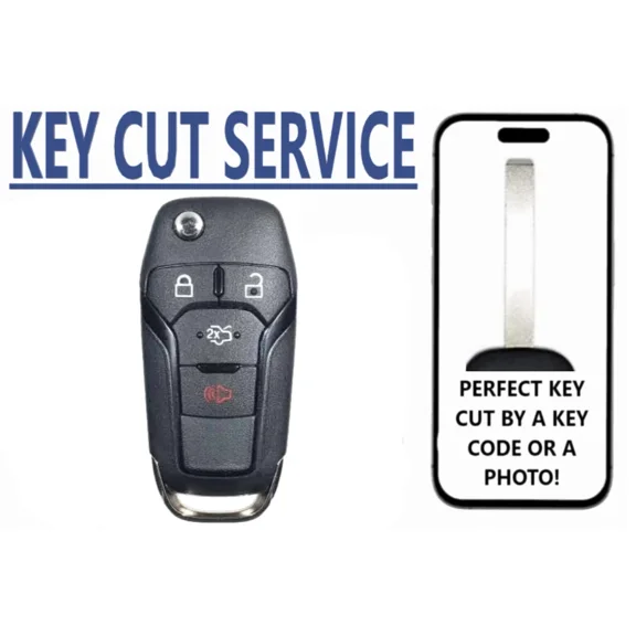 Remote Flip Key For Ford Fusion 2013 2014 2015 2016 128 Bit N5F-A08TAA