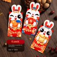 thumbnail image 4 of Maoww 6pcs Red Envelopes Spring Festival Chinese New Year Packet Money Greetings Paper Cute Pouch Envelope Packing Cartoon Lucky NO3, 4 of 9