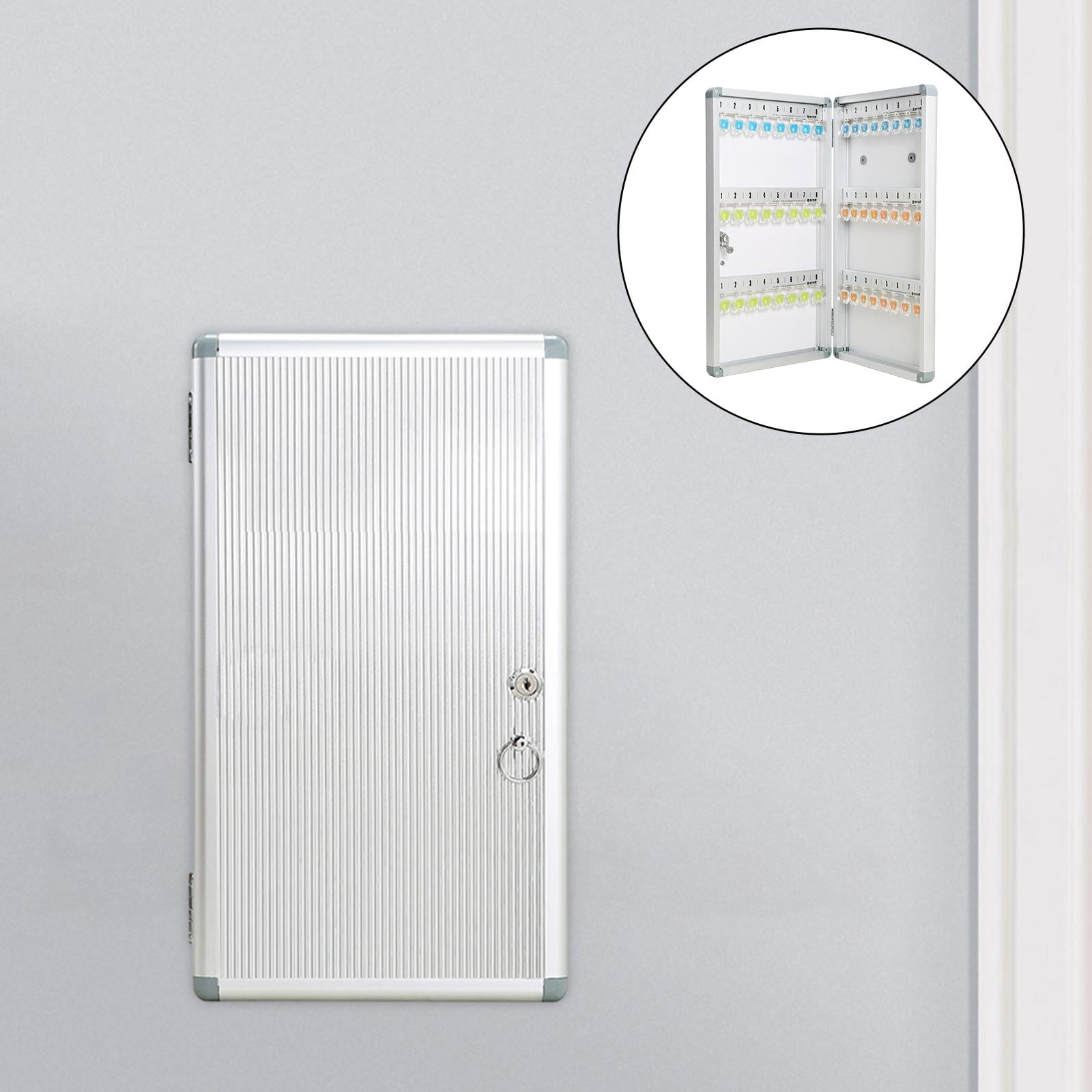 koolsoo Key Lock Box Key Box Sturdy with Hooks Key Holder Key Cabinet Key Organizer for Hotels Outdoor Personal and Business Car Lots 48 Key Positions