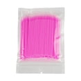 thumbnail image 1 of 100 Pcs/Pack Disposable Micro Brush Eyelash Cleaner Stick Makeup Brush D709, 1 of 8