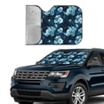 thumbnail image 3 of Kdxio Ink Rose Print Front Windshield Sun Shade,Folding Auto Sunshade for Car Truck SUV-Medium, 3 of 7