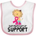 thumbnail image 3 of Inktastic Cleft Palate Cleft Lip Support Lion Boys or Girls Baby Bib, 3 of 4