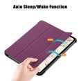 thumbnail image 3 of GSFY Case for 2024 iPad Air 11 Inch 6th Gen (M2), Premium PU Leather Ultra Slim Trifold Smart Stand Protective Case Auto Sleep Wake for iPad Air 11 6th/ iPad Air 10.9 4th & 5th, KS-Purple, 3 of 9