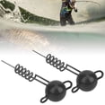 thumbnail image 4 of Señuelo de pesca, 4 piezas de tornillo de pesca fijo, tornillo de cebo de pesca, peso de plomo fijo, confiable y duradero Jadeshay A, 4 of 8