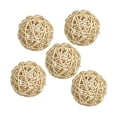thumbnail image 2 of 5 piezas, mimbre y ratán, 7 cm, suministros para manualidades infantiles, educativos Burlywood, 2 of 9