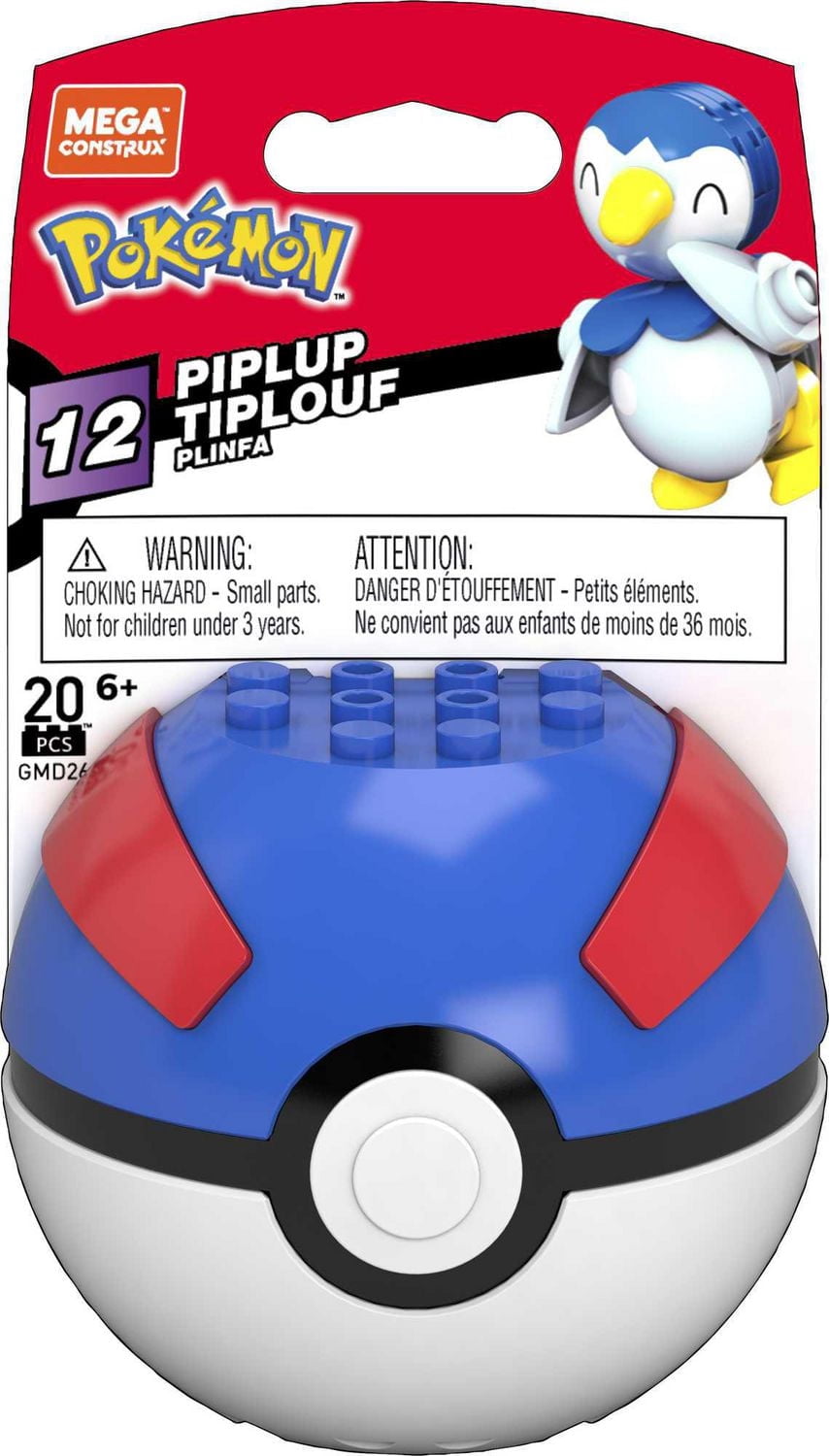 Mega Pokémon Tiplouf- 20 Pieces