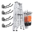 thumbnail image 1 of Organizador de herramientas Torack Garage Hooks, paquete de 4 unidades, acero resistente, 1 of 8
