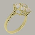 thumbnail image 3 of LBG British Made 18k Yellow Gold Natural Opal Womens Statement Ring - 33 size options - Size 9, 3 of 6