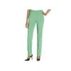 JM Collection - Studded Pull-On Pant - Petities - PET/MED - GREEN