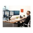 thumbnail image 2 of Fellowes Manufacturing 8042601 53 x 6 x 35 in. Platinum Series Triple Monitor Arm, Black, 2 of 3