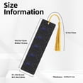thumbnail image 3 of Kdxio Mathematica Science Print Metal Tassel Bookmarks,Perfect Gift for Art Lovers and Bookworms Metal Bookmarks for Women, 3 of 8