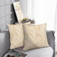 thumbnail image 6 of LALILO Throw Pillow Covers And Floor Marble Antique Architecture Cushion Cover 18" x 18", 2 Pack, 6 of 6