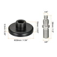 thumbnail image 2 of Uxcell 1/4" to 3/8" Male Double-Side Mounting Screw Adapter 1.54" Dia for Camera Tripod, 2 of 5