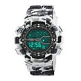 thumbnail image 1 of Reloj deportivo para hombre, reloj de pulsera deportivo de cuarzo con cronómetro digital LCD y fecha de goma., 1 of 2