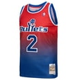 thumbnail image 2 of Men's Mitchell & Ness Chris Webber Royal/Red Washington Bullets 1994/95 Hardwood Classics Fadeaway Swingman Player, 2 of 5