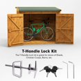 thumbnail image 3 of Lock BTEOBFY Remise de Rangement à Poignée en T 14 cm pour Tige Argent, 3 of 6