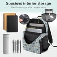 thumbnail image 5 of Pzuqiu Blue Camo Bow Kids Backpack 17 Inch Large Capacity School Backpacks with Adjustable Padded Straps Back to School Backpack Lightweight Breathable Schoolbag for Boys Girls Ages 6-18, 5 of 7