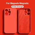thumbnail image 3 of Liquid Silicone Magnetic Cases For iPhone 15 11 14 13 12 Pro Max Plus For Magsafe Wireless Charging Soft Cover Phone Accessories, 3 of 5