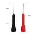 thumbnail image 3 of Xihbxyly Ofertas Diarias Del Dia Juego de Pines de Prueba Universales de 2 Mm, Compatible con Todos Los Grados, de Color Rojo y Negro, de Pruebas Seguras y Eficientes, Un Par, 3 of 7