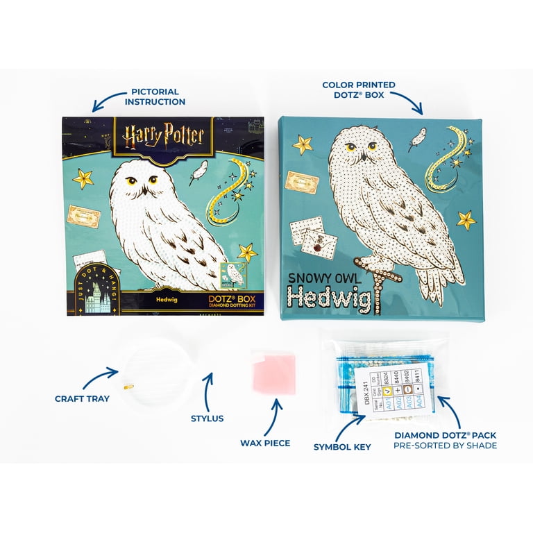 DIAMOND DOTZ® Harry Potter Snowy Owl Hedwig Special Edition DOTZ