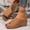 Brown, variant on Women's Casual Wedge Mules Open Toe Comfortable Thick Sole Lightweight Solid Color Summer Beach Sandals for Vacation Poolside Walking House Shoes Wide Width Options