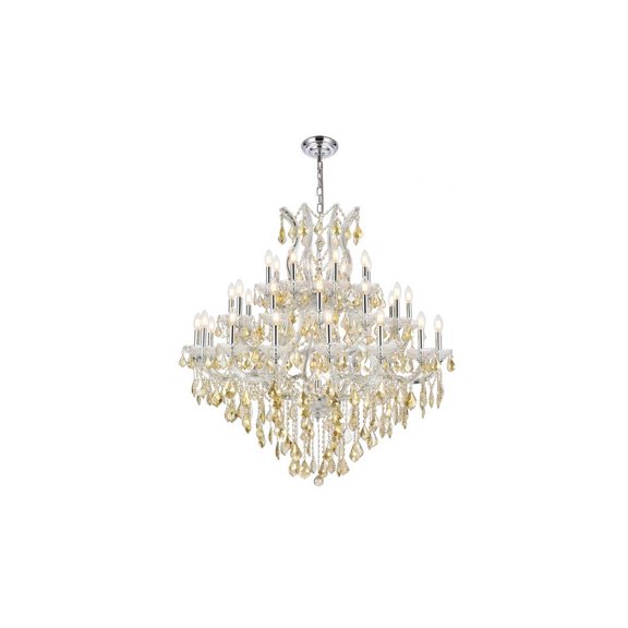 Elegant Lighting Maria Theresa 44" 37 Light Royal Crystal Chandelier