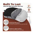 thumbnail image 2 of Ultralight Inflatable Camping Pillow with Soft Washable Cover, Compact Compressible Portable Travel Air Pillow(Grey), 2 of 6