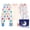 Daisy&rainbow&cream, variant on Toddler Sleep Sack with feet 12-24 Months, 0.5 TOG Lightweight Summer 100% Cotton Breathable Wearable Blanket with Legs, 3 Pack, 2-Way Zipper