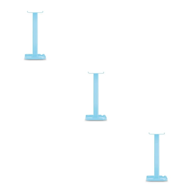 Injueey Soporte de auriculares multifuncional Soporte de pantalla de escritorio para tableta ABS Gamer Gaming Soporte de base estable Home Office Blue Azul 3piezas