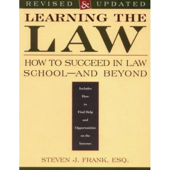 Pre-Owned Learning the Law: Success in Law School and Beyond (Paperback) 0806518715 9780806518718