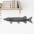 thumbnail image 2 of Pendentif Mural en Forme de Poisson en Bois Écologique (section A) Bd, 2 of 2