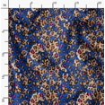 thumbnail image 2 of Soimoi Blue polyester Crepe Fabric Leopard Animal Skin Print Fabric by the Yard 42 Inch Wide, 2 of 6