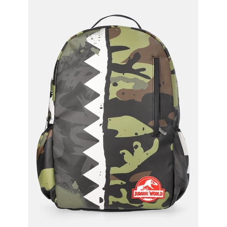 Universal Studio Jurassic World 17   s PU Backpack - Black