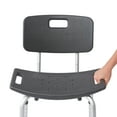 thumbnail image 4 of Medline Knockdown Bath Chair and Shower Chair with Microban for Elderly, and Disabled 300 lb Weight Capacity, Gray, 4 of 5
