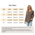 thumbnail image 7 of MOMOFEEL Long Sleeve Tunic Tops for Women Crewneck Sweatshirt with Side Buttons Casual Shirts Pullover (M9004 Dark Gray), 7 of 7