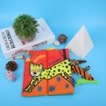 thumbnail image 2 of Hztyyier Bebé Pa?o Suave Libro Infantil Animal Puzzle Aprendizaje Libro Ni?o de Dibujos Animados 3D Libro de Cola Máquina Anti-Rasgado Lavable (#3) early education smart Spptty Juguetes de bebé, 2 of 7