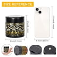 thumbnail image 3 of Solar Lights Outdoor Waterproof Metal Mandalas Theme Step Wall Light For Garden Patio Backyard Deck Fence Post Decor, 3 of 7