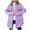 Purple, variant on Tuphregyow Women Packable Puffer Jacket Trendy Solid Winter Warm Puffy Jacket Soft with Stand Collar Lightweight Quilted Jacket Long Sleeve Black XL