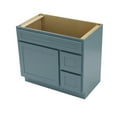 thumbnail image 3 of Vanity Art 36" W Plywood Freestanding Single Base 2 Drawers Storage Cabinet with Soft Close Door, 3 of 3