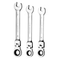 thumbnail image 2 of Metric Gear Spanners Flexible Head Gear Wrench Garage Tools Steel Multifunctional Car Hand Tools Ratchet Combination Set Durable 6MM, 2 of 6