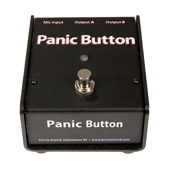 ProCo Panic Button Mic A/B Box
